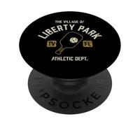 The Village of Liberty Park Pickleball Distressed Design PopSockets Adhesive PopGrip