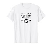 The Village of Linden Classic Style Palm Trees Design Value Graphic T-Shirt