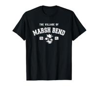 The Village of Marsh Bend Classic Style Palm Trees Design Value Graphic T-Shirt