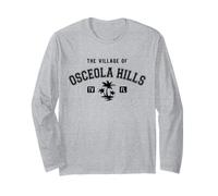 The Village of Osceola Hills Classic Style Palm Trees Design Long Sleeve T-Shirt