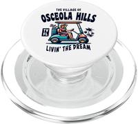 The Village of Osceola Hills Golf Cart Design PopSockets PopGrip for MagSafe