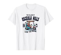 The Village of Osceola Hills Golf Cart Design T-Shirt