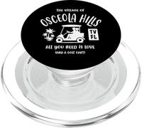The Village of Osceola Hills TV FL Golf Cart Design PopSockets PopGrip for MagSafe