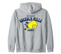 The Village of Osceola Hills TV FL USA Pickleball Design Zip Hoodie