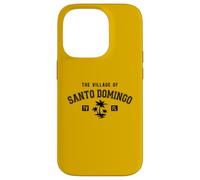 The Village of Santo Domingo Classic Style Palm Trees Design Case for iPhone 14 Pro