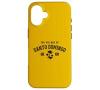 The Village of Santo Domingo Classic Style Palm Trees Design Case for iPhone 16