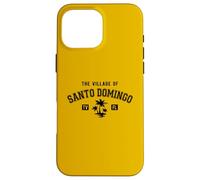 The Village of Santo Domingo Classic Style Palm Trees Design Case for iPhone 16 Pro Max