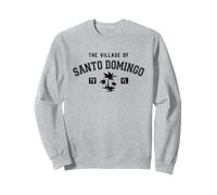 The Village of Santo Domingo Classic Style Palm Trees Design Sweatshirt