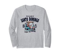 The Village of Santo Domingo Golf Cart Design Long Sleeve T-Shirt