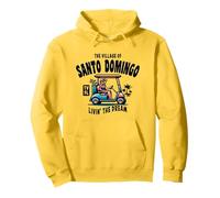 The Village of Santo Domingo Golf Cart Design Pullover Hoodie