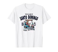 The Village of Santo Domingo Golf Cart Design T-Shirt
