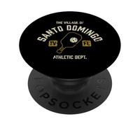 The Village of Santo Domingo Pickleball Distressed Design PopSockets Adhesive PopGrip