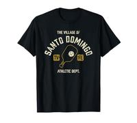 The Village of Santo Domingo Pickleball Distressed Design T-Shirt