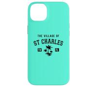 The Village of St Charles Classic Style Palm Trees Design Case for iPhone 14 Plus