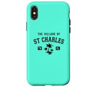 The Village of St Charles Classic Style Palm Trees Design Case for iPhone X/XS