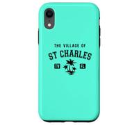 The Village of St Charles Classic Style Palm Trees Design Case for iPhone XR