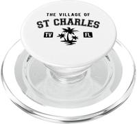 The Village of St Charles Classic Style Palm Trees Design PopSockets PopGrip for MagSafe
