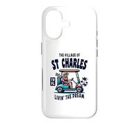 The Village of St Charles Golf Cart Design Case for iPhone 17