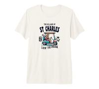 The Village of St Charles Golf Cart Design Premium T-Shirt