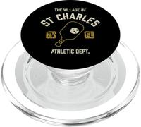 The Village of St Charles Pickleball Distressed Design PopSockets PopGrip for MagSafe