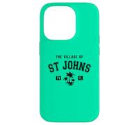 The Village of St Johns Classic Style Palm Trees Design Case for iPhone 14 Pro