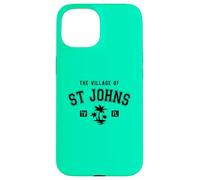The Village of St Johns Classic Style Palm Trees Design Case for iPhone 15