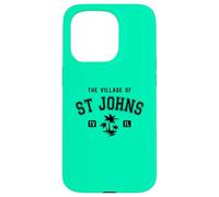 The Village of St Johns Classic Style Palm Trees Design Case for iPhone 15 Pro