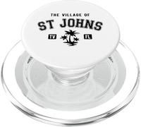 The Village of St Johns Classic Style Palm Trees Design PopSockets PopGrip for MagSafe