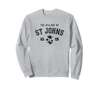 The Village of St Johns Classic Style Palm Trees Design Sweatshirt