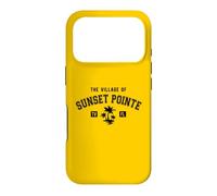 The Village of Sunset Pointe Classic Style Palm Trees Design Case for iPhone 17 Pro