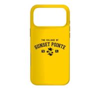 The Village of Sunset Pointe Classic Style Palm Trees Design Case for iPhone 17 Pro Max