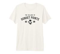 The Village of Sunset Pointe Classic Style Palm Trees Design Premium T-Shirt