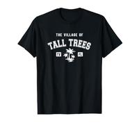 The Village of Tall Trees Classic Style Palm Trees Design Value Graphic T-Shirt