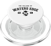 The Village of Waters Edge Classic Style Palm Trees Design PopSockets PopGrip for MagSafe