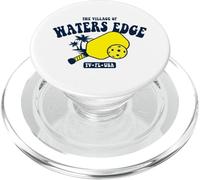The Village of Waters Edge TV FL USA Pickleball Design PopSockets PopGrip for MagSafe