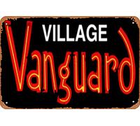 The Village Vanguard NYC Poster Retro Metal Tin Vintage Sign 12 X 8 Inch Home Bar Man Cave Wall Decor