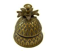The Vintage Art Pineapple Table Bell Hotel Counter Flower Fruit Bell Office Calling Desk Bell Antique Bell Gift for Dad
