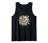 The Vintage Beat Music Extravaganza Retro Microphone Tank Top