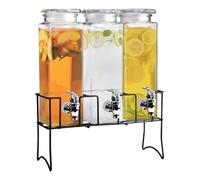 The Vintage Company Triple Drinks Dispenser with Stand