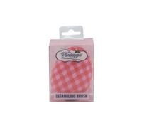The Vintage Cosmetic Company Women's Compact Travel Detangling Brush - Pink Gingham