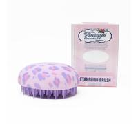 The Vintage Cosmetic Company Detangling Wet Dry Brush Lilac Leopard
