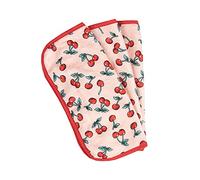 The Vintage Cosmetic Company Dual-Sided Make-up Removing Reusable Cloths Soft Material Washable Cherry Design Pack of 3