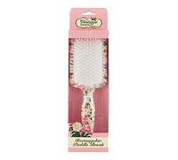 The Vintage Cosmetic Company Rectangular Paddle Brush Floral