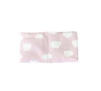 The Vintage Cosmetic Company Warming Eye Pillow, Soothing and Calming, Microwavable Eye Mask, Pink and White Cloud Design
