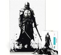 The Vintage Sketch Templar 1000 Piece Jigsaw Puzzles for Adults Jigsaw Memory Lift Slow Enjoy Image Assembly Creative Gift (50x75cm)