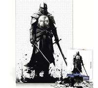 The Vintage Sketch Templar Jigsaw Puzzles for Adults1000 Pieces Boost Memory Soothing Fun Premium Cut Thoughtful Gift (38x26cm)