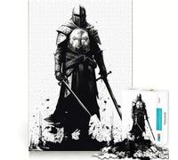 The Vintage Sketch Templar Jigsaw Puzzles for Teenagers 1000 Pieces Logic Sense Toy Calm Fun Smooth Edge Birthday Gift (38x52cm)