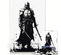 The Vintage Sketch Templar Jigsaw Puzzles for Teenagers 1000 Pieces Logic Sense Toy Calm Fun Smooth Edge Birthday Gift (38x52cm)