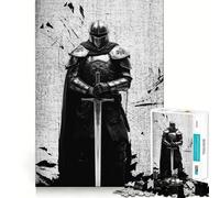 The Vintage Templar Knight for Adults 1000 Piece Jigsaw Puzzle Pure Logic Toy Peaceful Time Sharp Cut Heartfelt Gift (38x26cm)