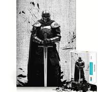 The Vintage Templar Knight Teenagers 1000 Piece Jigsaw Puzzle Think Smart Toy Bonding Time Smooth Cut Santa Wish List (50x75cm)